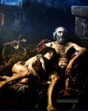 Blindgängerin Jean Jules Antoine Lecomte du Nouy Orientalist Realism Ölgemälde